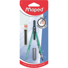 compas Maped Duo, mines assorties
