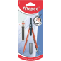 Pack de compas Maped Duo+Pen avec mines assorties