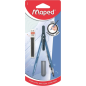 Pack de compas Maped Duo+Pen avec mines assorties