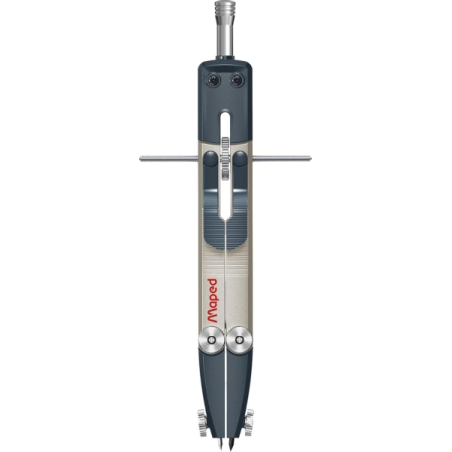 Compas Maped n° 421 Bigotera Rapide métal gris 34 cm avec étui