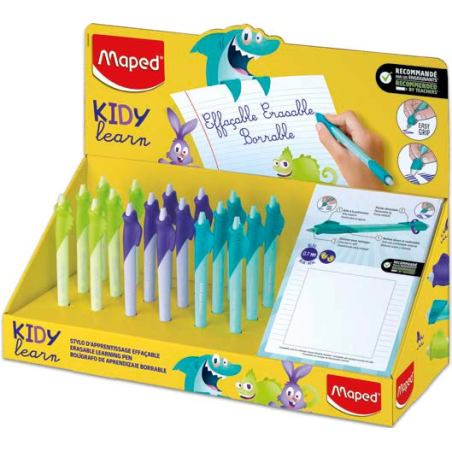 stylos bleus à motifs d'animaux Maped