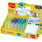 Maped Kidy Lern — 18 stylos effaçables bleus à motifs animaux