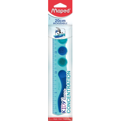 règle bleue Maped 20 cm