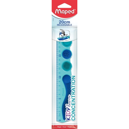 règle bleue Maped 20 cm