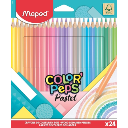 crayons de couleur pastel Maped