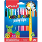 Maped Color'Peps Longlife 12 feutres pointe moyenne lavables Maped Color'Peps Longlife 12 feutres pointe moyenne lavables