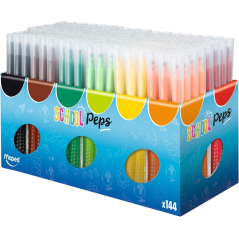 Maped Color'Peps Longlife 144 feutres à pointe moyenne assortis