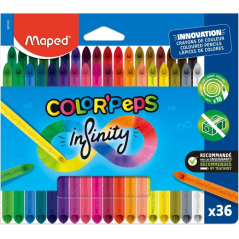 boîte de 36 crayons de couleur Maped