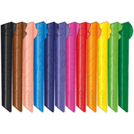 Maped Color’Peps Infinity Jumbo 12 crayons de couleur assortis