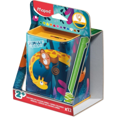 Boîte de crayons de couleur jumbo Maped