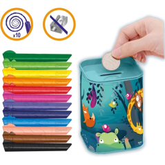 Maped Color'Peps Infinity Jumbo 12 crayons de couleur assortis, boîte en métal