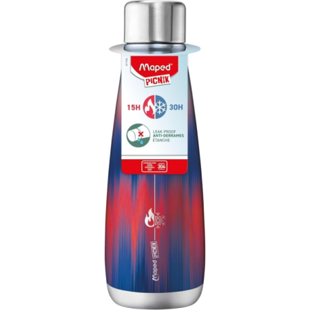 bouteille isotherme Maped en acier inoxydable