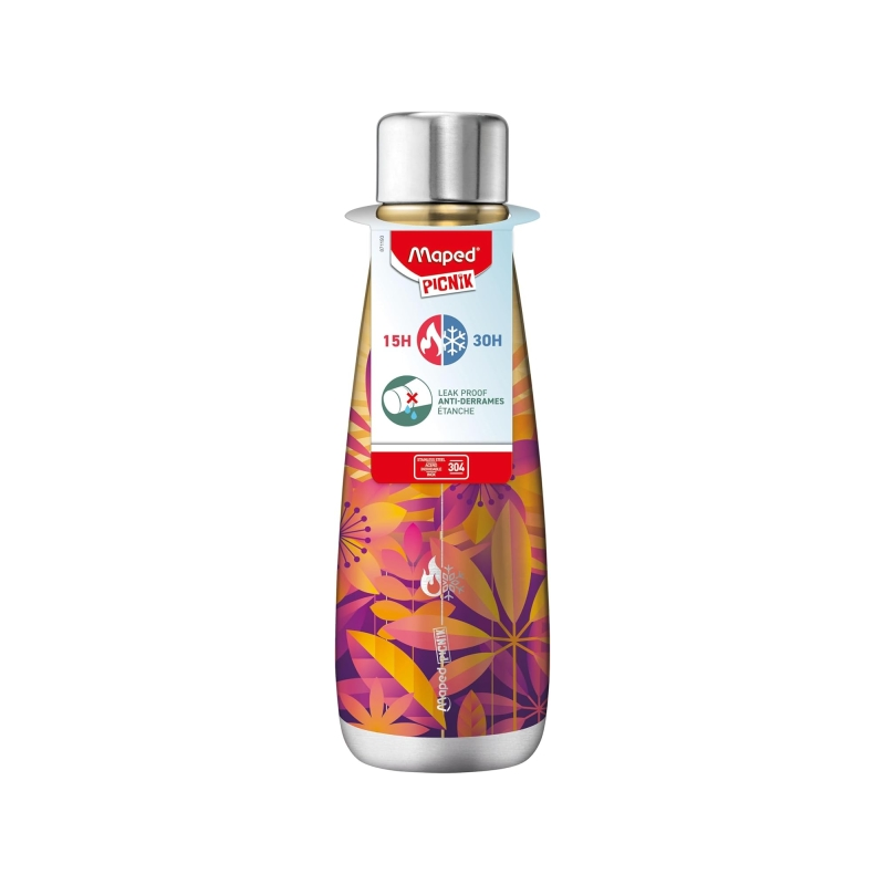 Bouteille isotherme Maped Picnik Solaris 0,5L acier inoxydable