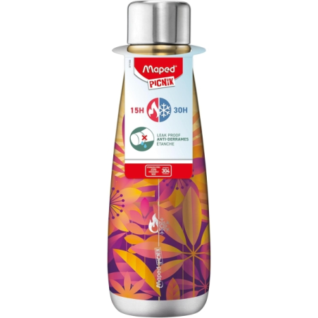 bouteille isotherme Maped en acier inoxydable