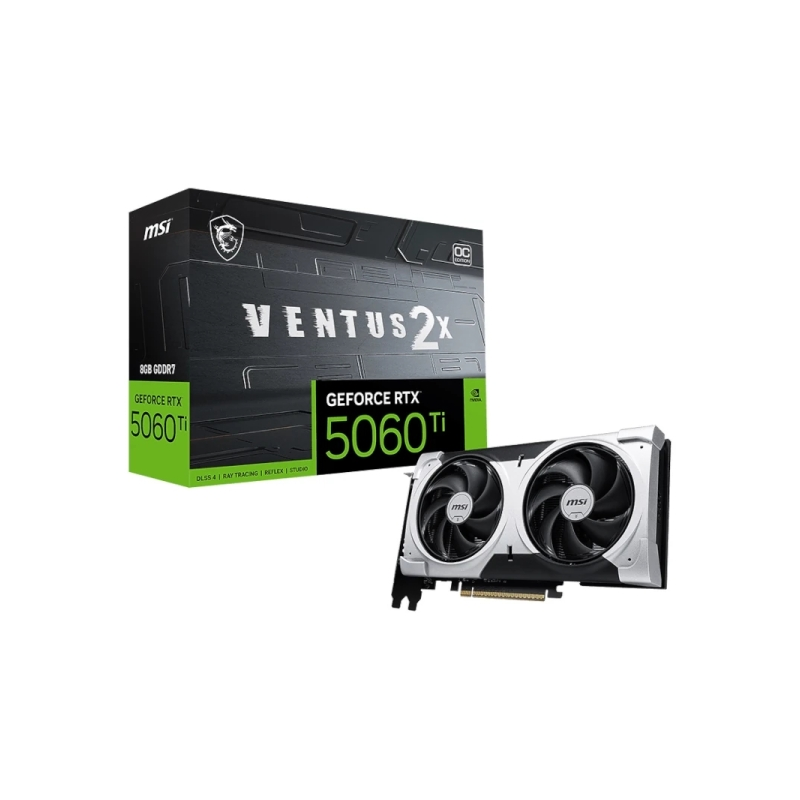 Carte graphique MSI GeForce RTX 5060 Ti VENTUS 2X OC 8 Go