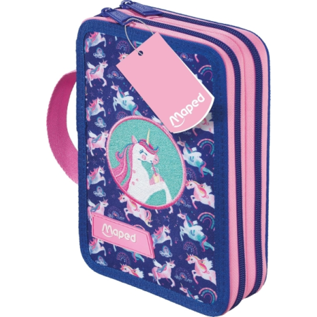trousse Maped licorne deux étages