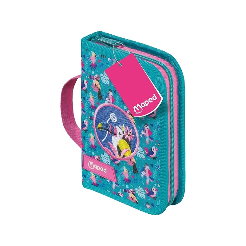 Maped Tropical — trousse 31 pièces : gomme, crayon, règle, couleurs