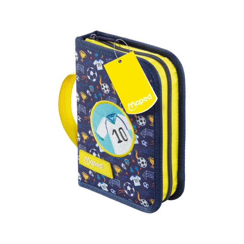 Maped Futbol Trousse 31 pièces gomme règle crayons couleurs Maped Futbol Trousse 31 pièces gomme règle crayons couleurs