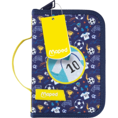 Maped Futbol Trousse 31 pièces gomme règle crayons couleurs