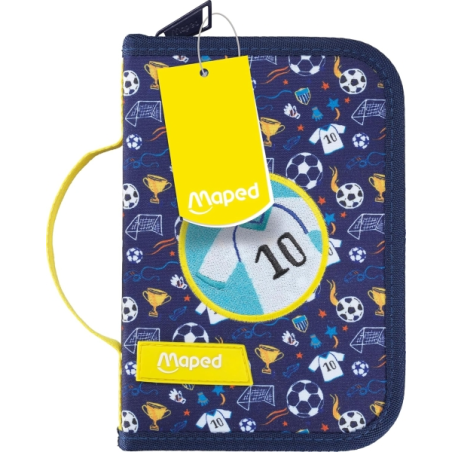 Maped Futbol Trousse 31 pièces gomme règle crayons couleurs