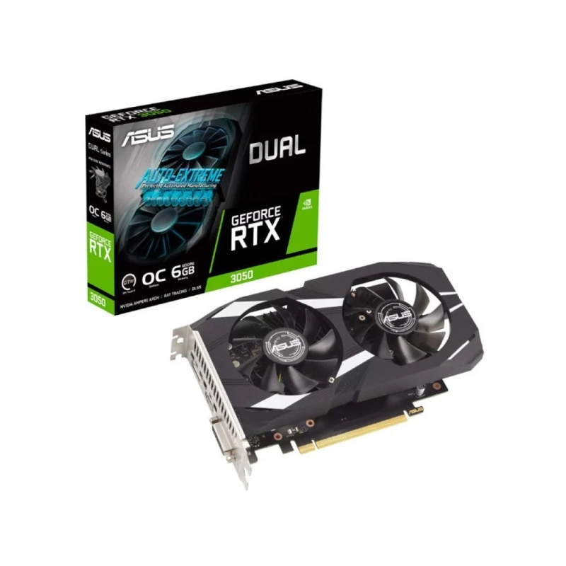 Carte graphique Asus Dual GeForce RTX 3050 OC 6 Go GDDR6