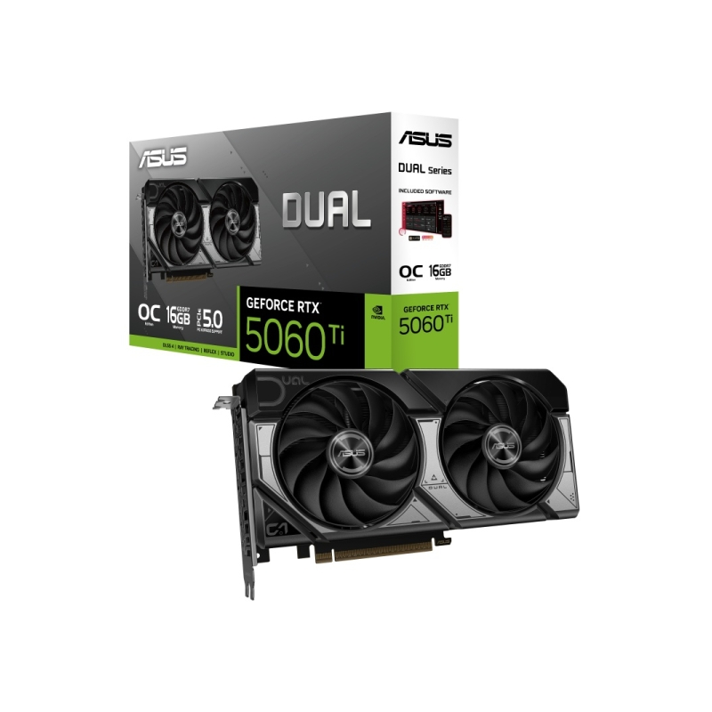 Carte graphique Asus Dual GeForce RTX 5060 TI OC 16 Go GDDR7