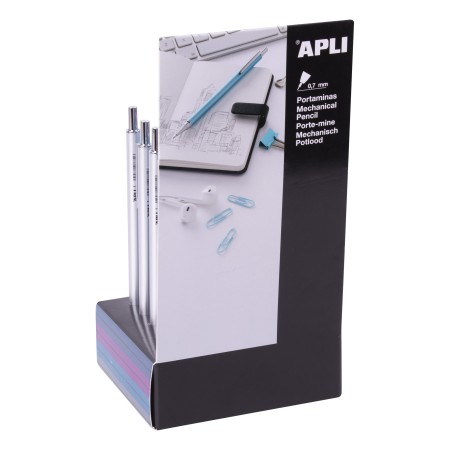 Portemines métalliques Apli lot de 20 plusieurs couleurs