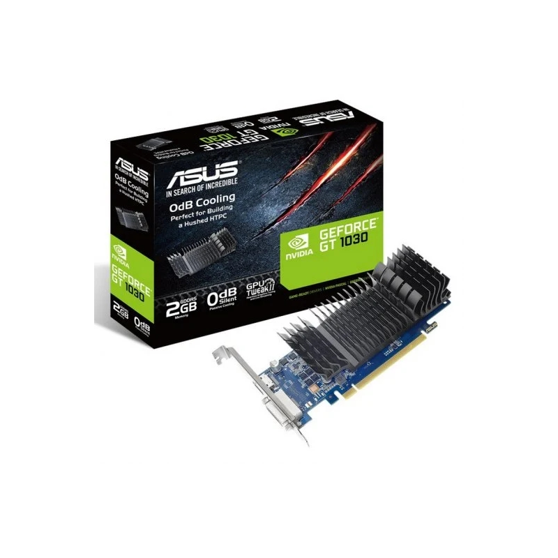 Carte graphique Asus GeForce GT 1030 2 Go GDDR5 multicolore