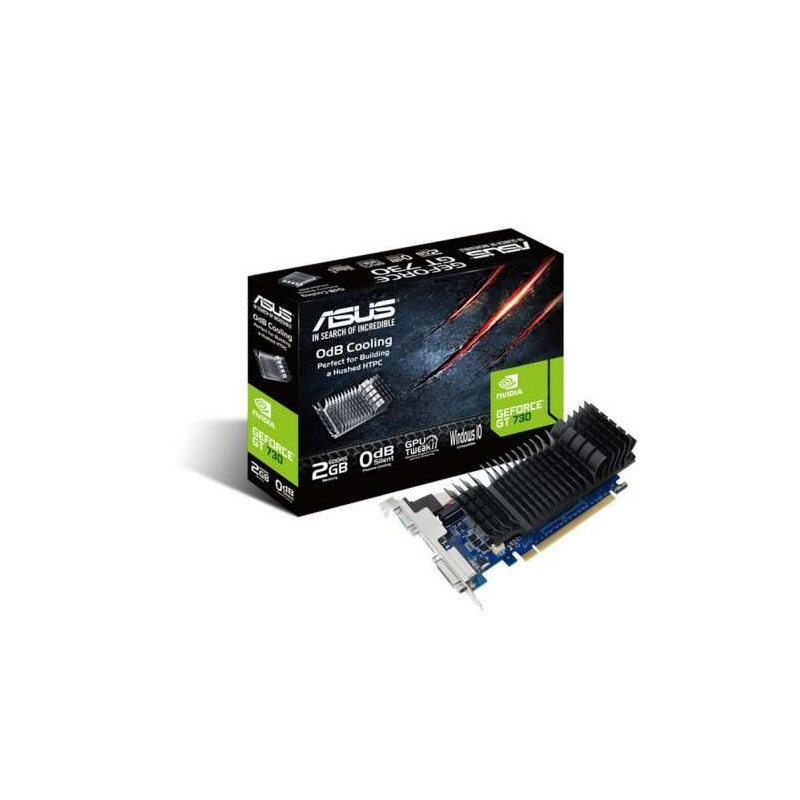 Carte graphique Asus GeForce GT 730 2 Go GDDR5 profil bas