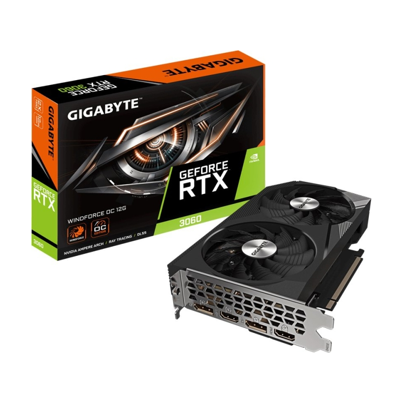 Carte graphique Gigabyte GeForce RTX 3060 12 Go GDDR6 Noir