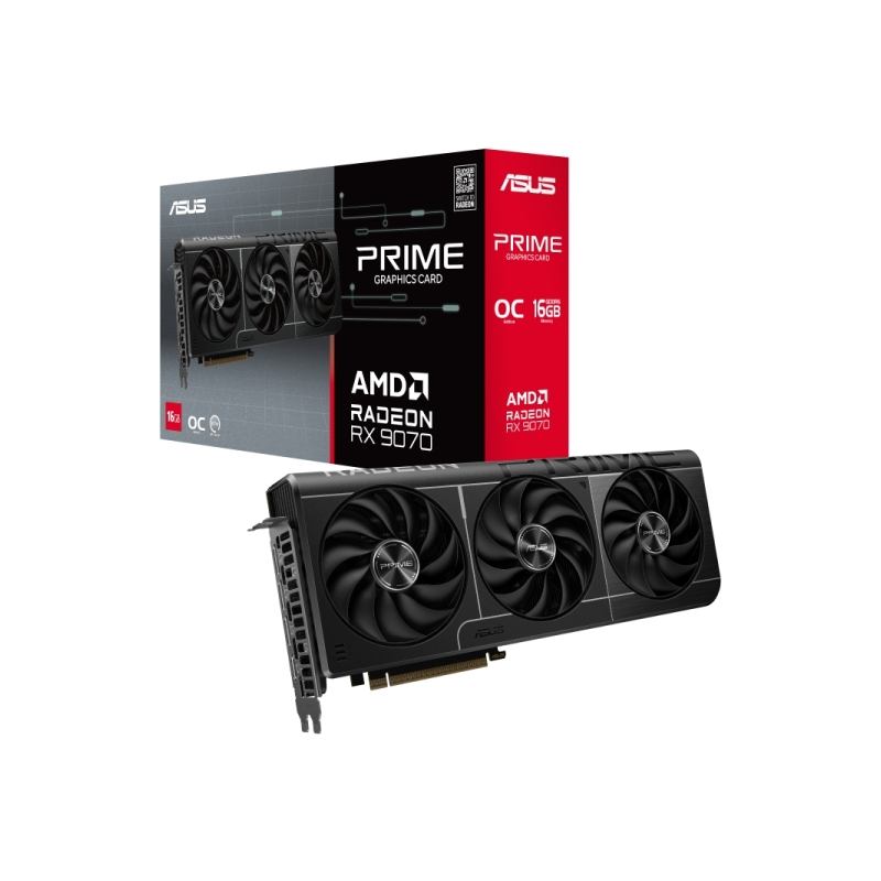 Carte graphique Asus Radeon RX 9070 OC 16 Go GDDR6 Noir