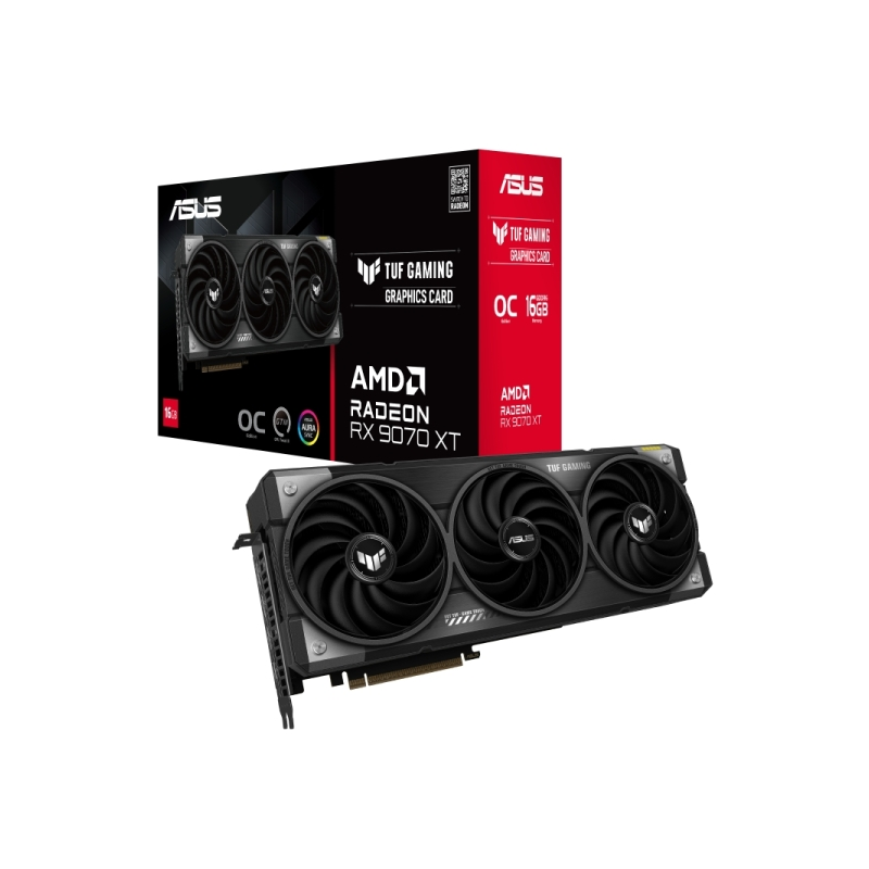 Carte graphique Asus TUF Gaming Radeon RX 9070 XT OC 16Go Noir