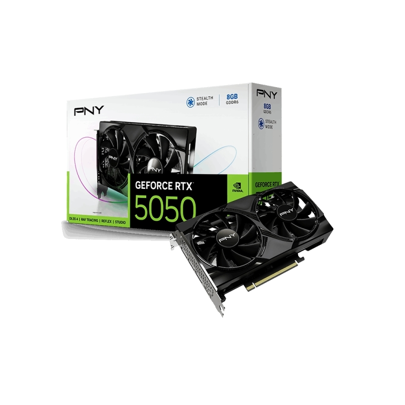 Carte graphique PNY GeForce RTX 5050 8Go GDDR6 noir