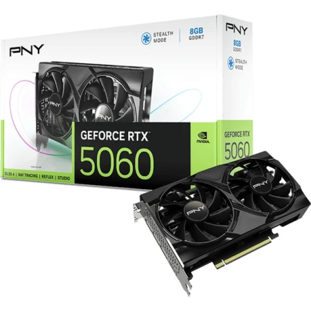 carte graphique PNY RTX 5060 noir