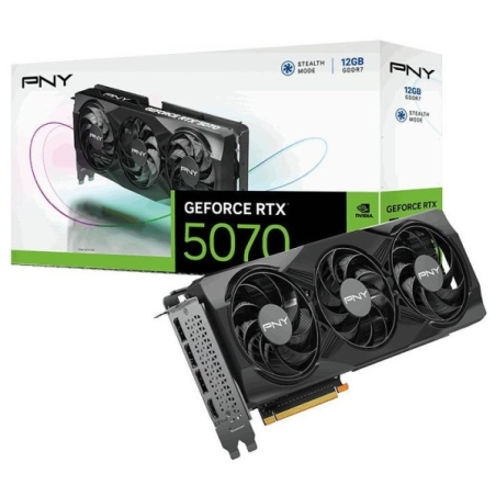 carte graphique PNY RTX 5070 noir