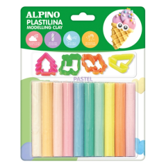 barres de pâte à modeler pastel