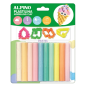 Alpino pâte à modeler 10 barres pastel assorties Alpino pâte à modeler 10 barres pastel assorties