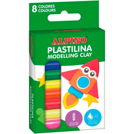 Barres de plastiline assorties