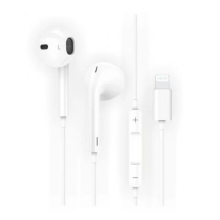 Écouteurs intra auriculaires blancs