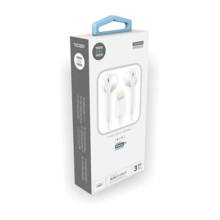 Écouteurs intra-auriculaires Lightning blancs TechOneTech