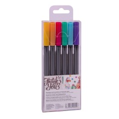 Marqueurs Aquarelle Double Pointe Apli - Pastel - Pack 6

