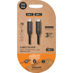 Câble USB-C noir 1 m