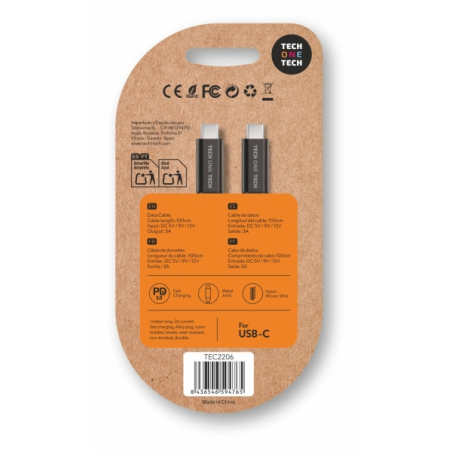 Câble USB-C vers USB-C 1 m noir