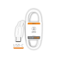 TechOneTech Câble USB-A vers USB-C 1 m Nylon blanc TechOneTech Câble USB-A vers USB-C 1 m Nylon blanc