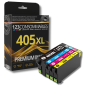 Pack 123CONSOMMABLES compatible EPSON 405 XL, 4 cartouches
