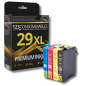 Pack 123CONSOMMABLES compatible EPSON 29XL, 4 cartouches