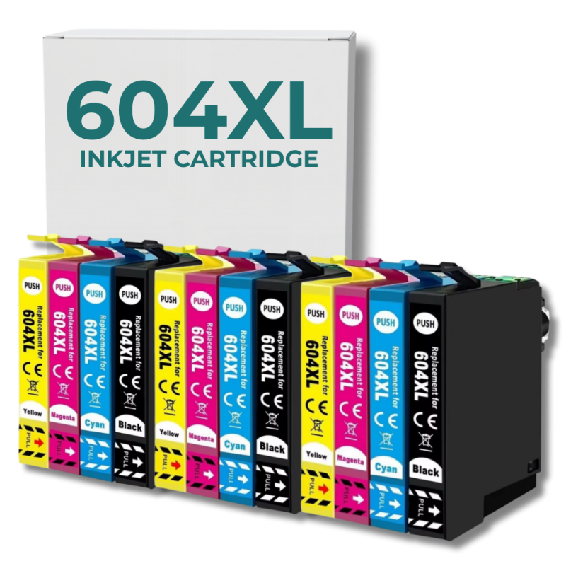Pack compatible avec EPSON 604 XL, 12 cartouches Pack compatible avec EPSON 604 XL, 12 cartouches