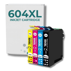 Pack compatible avec EPSON 604XL, 4 cartouches XL couleur