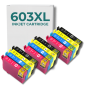 Pack 12 cartouches compatible EPSON 603 XL