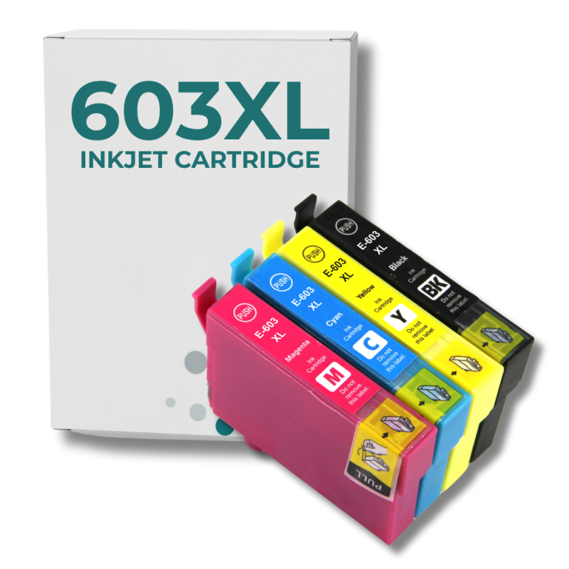 Pack 4 cartouches compatible EPSON 603 XL Pack 4 cartouches compatible EPSON 603 XL